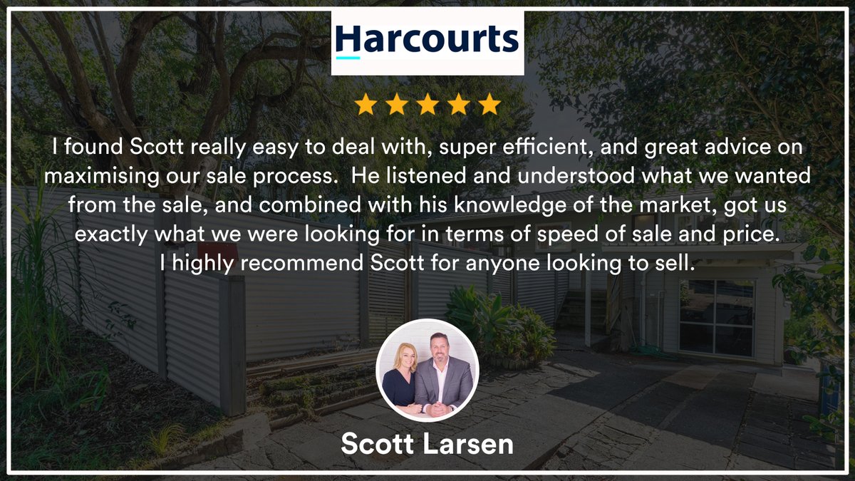 TeamLarsen1's tweet photo. Our latest RateMyAgent review in Titirangi. Great outcome, Scott knows his stuff.  
https://t.co/IUPNM4deVE https://t.co/shMDiRsUbu