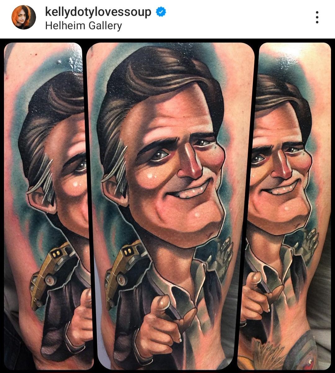 DavidHasselhulk's tweet photo. @GroovyBruce A lot of Ash tattoos, but not many Groovy Bruce tattoos... by Kelly Doty. https://t.co/ORFBeVta0M