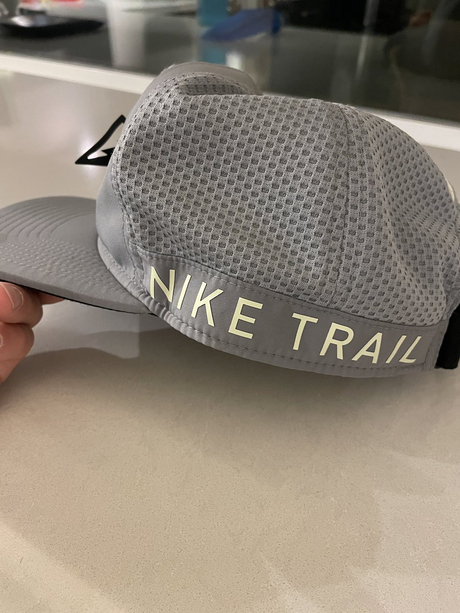 brockfraze's tweet photo. @NikeTrail my brand new hat fell apart after one race. Can I please have a replacement or equivalent? I enjoyed the 50kms I had it for.. https://t.co/rCDCSvD1lS