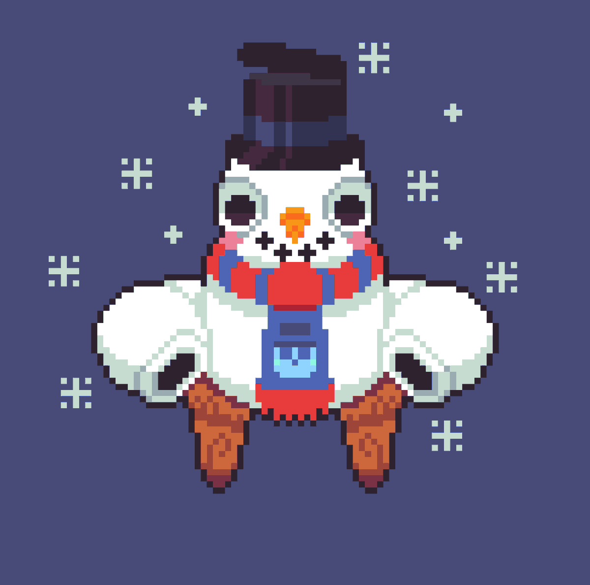 A2007xd's tweet photo. Tick de nieve y tick Cerberus jsjsjs
Ya son todas skins de tick compartire mas dibujos :3
#BrawlStars #artbrawl #BrawlStarsArt #brawlstarsfanart #pixelart https://t.co/XM4Kfsp8BX