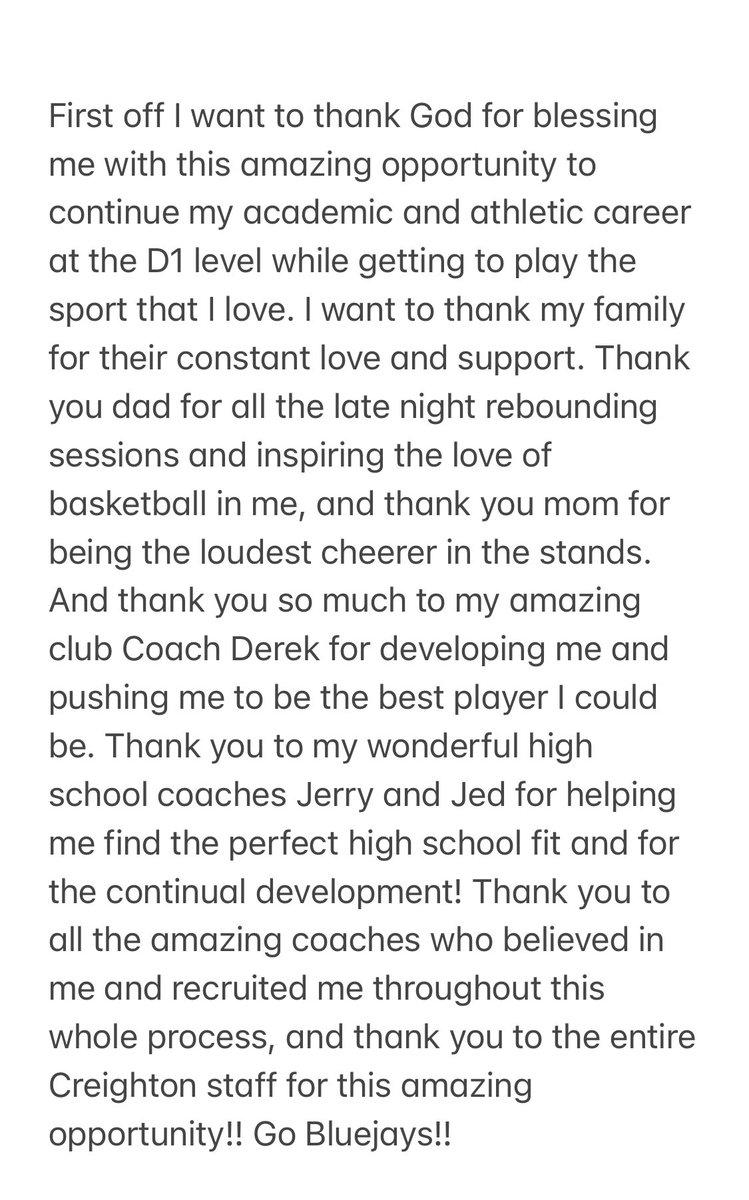 COMMITTED!! GO BLUEJAYS!!