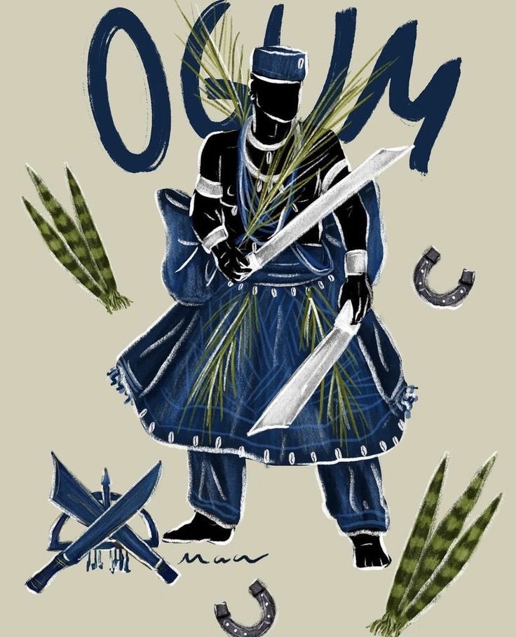 “Eu tenho 7 espadas pra me defender, eu tenho Ogum em minha companhia…”

⚔️ Ogunhê,Patakori Ogum ⚔️