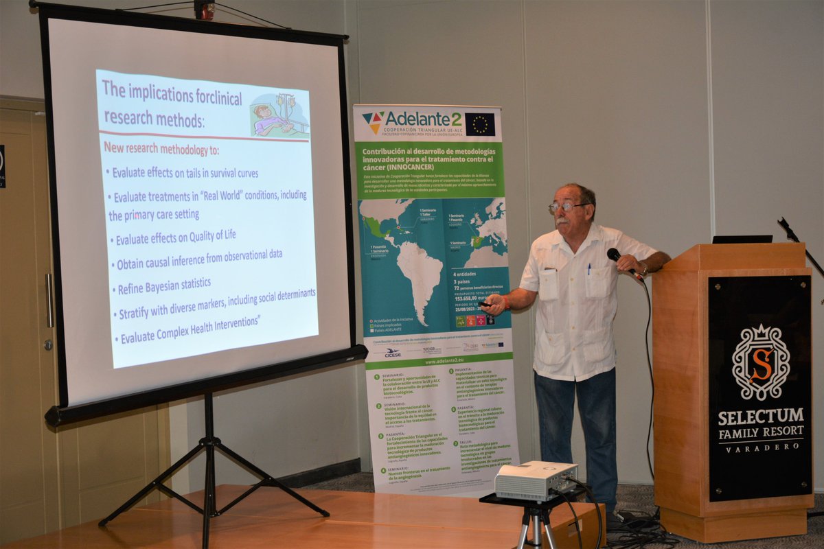 CIGBCuba's tweet photo. Especialistas de @BioCubaFarma y empresas biofarmacéuticas, de Salud Pública @MINSAPCuba y de la Universidad de La Habana @UdeLaHabana expusieron sus resultados investigativos en el IV International Symposium #Cancer2023, evento que se celebró desde el 15 de septiembre. https://t.co/7dfv1UorNg