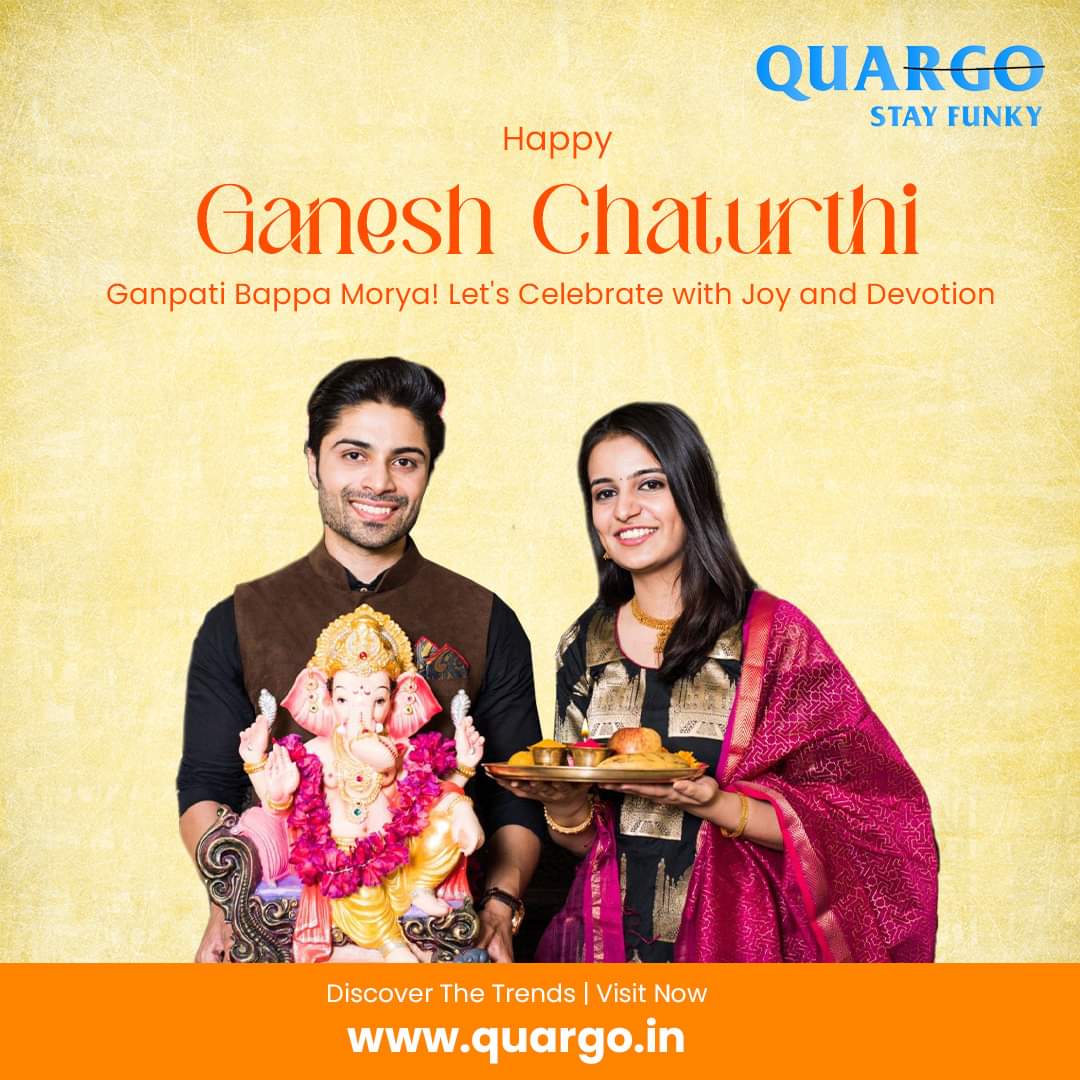 quargo_'s tweet photo. Warm greetings on the occasion of *#GaneshChaturthi.* May the Bappa guide us on the path of *knowledge, peace &amp; progress.*✨❤️💐 https://t.co/dDEcwaGMLG