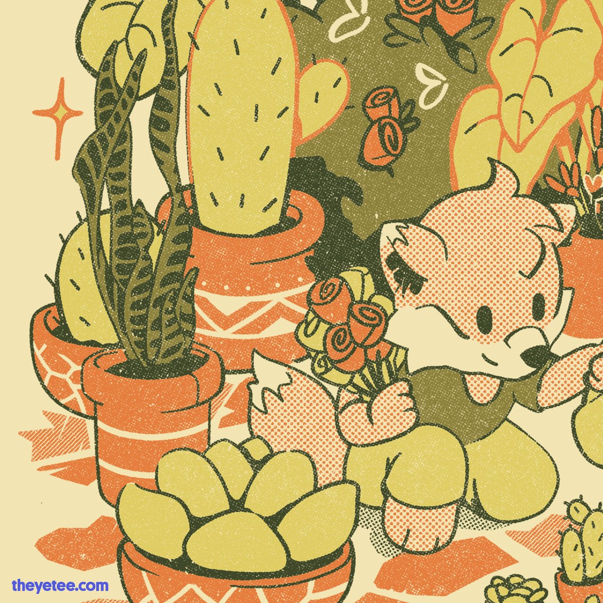 「Prickly pals… #sneakpeek #dailytees  」|The Yetee 🌈のイラスト