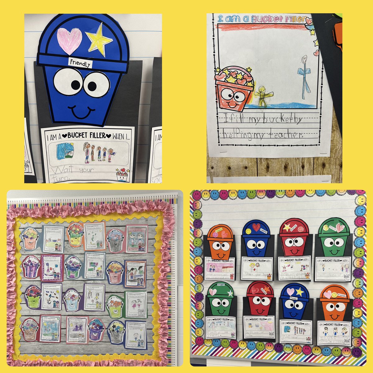 RSeelig_BNES's tweet photo. My bucket is full, thanks to our amazing 1st grade team.  Beautiful job displaying our Book of the Month - How Full is Your Bucket? For Kids. 🐇💛💙📚 @AMacias_BNES @ADuran_BNES @mperez_BNES @BNarbuth_ES @LOHara_BNES @MRod_BNES @SMorales_Res https://t.co/EgHQSwCbLo
