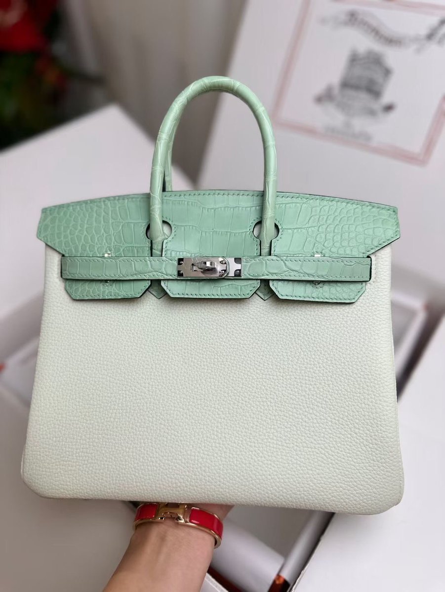 Exotic_Lin's tweet photo. ✨✨✨Touch #Birkin25 #crocodile skin +Togo https://t.co/N4DFlzNYtl