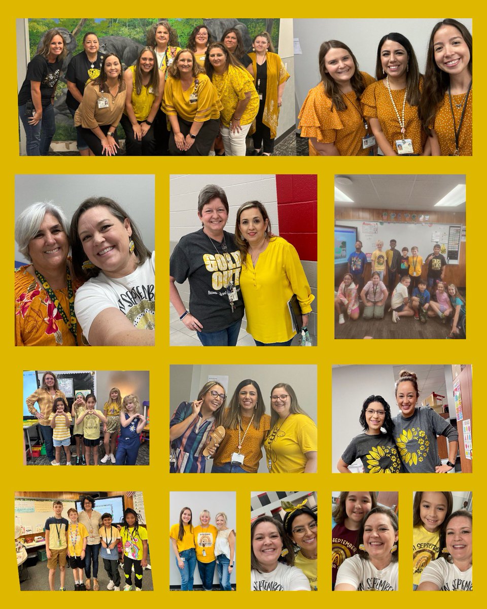 It was an amazing day @ Black Elementary seeing all the support for childhood cancer! Way to GO GOLD Bearkats! #HeartOfABearkat <a href="/BlackBearkats/">Black Elementary</a>
