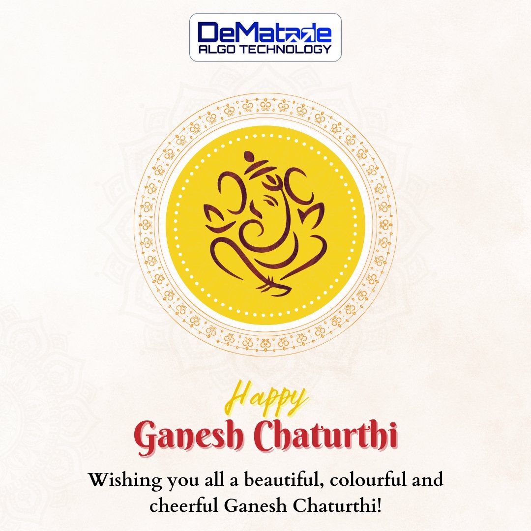 trade_arth's tweet photo. May Lord Ganesha bless you with happiness, prosperity, and good health.#ganeshchaturthi #ganpatibappamorya #dematadealgotech #tradearth https://t.co/niGDifNjnz