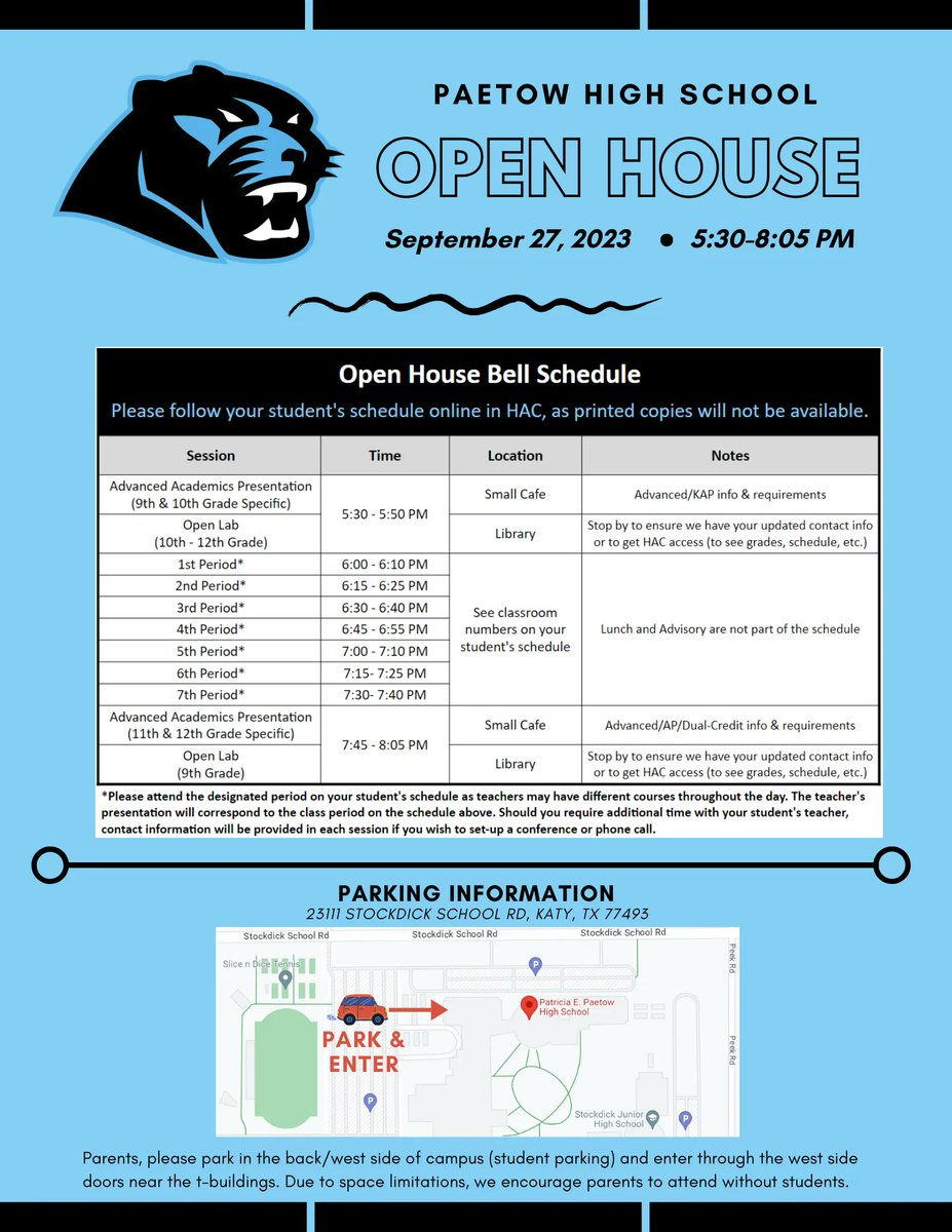 Paetow High School tweet media