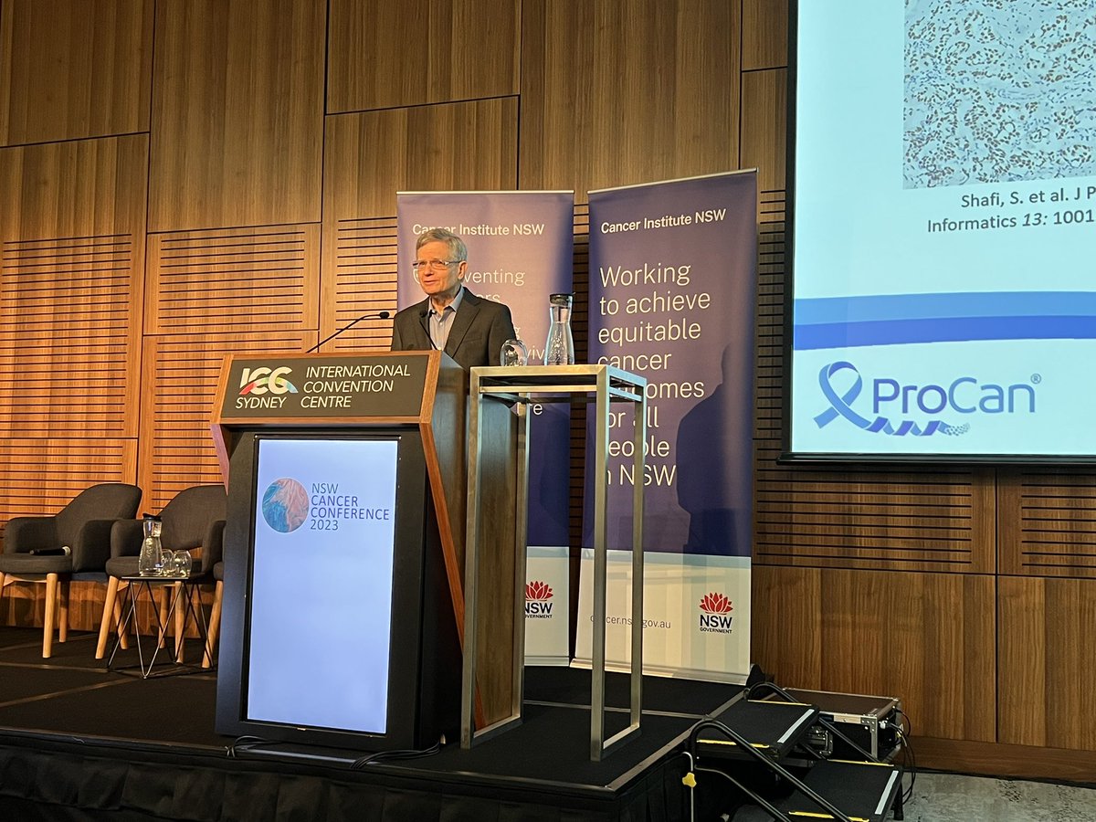 Starting the day 2 plenary session with @rreddel presenting on proteomics for cancer precision medicine. #NSWCancerConf23 @CMRI_AUS