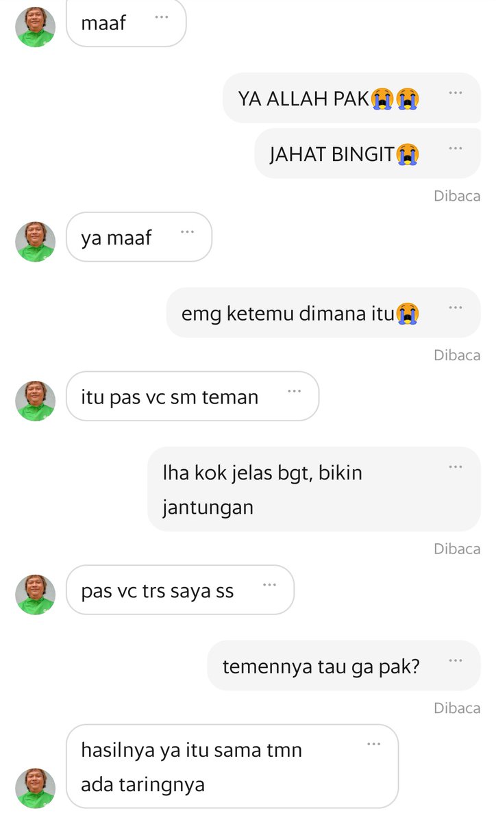 kucingkuyatim's tweet photo. @Amaaisan Berawal dri bcandaan sm bapak grabfood, eh malah dia ngirimin foto kunti beneran https://t.co/MK35vNkLhb
