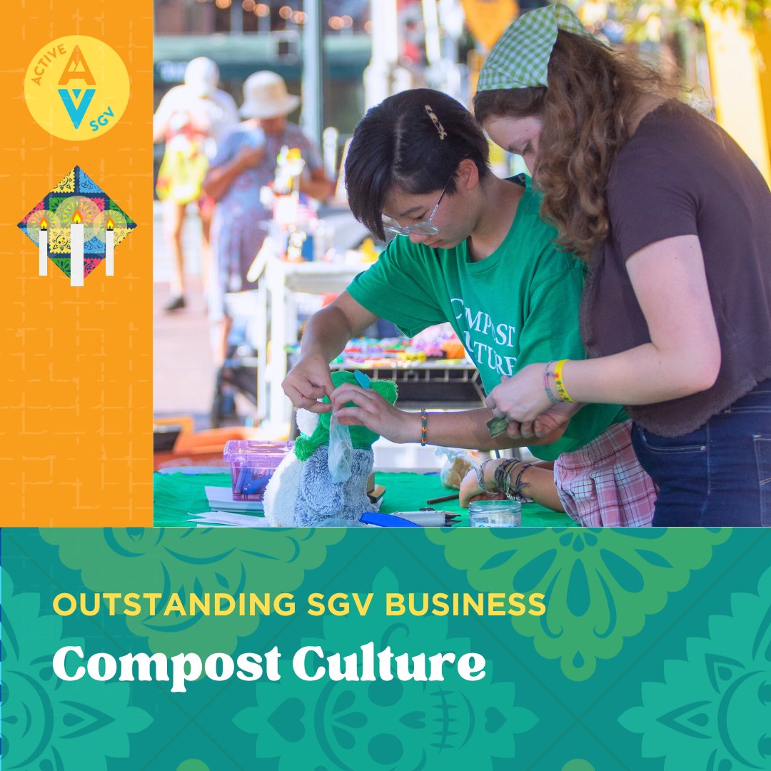 🌱 Exciting news! #CompostCulture is the Outstanding San Gabriel Valley Business for Noche 2023! 

Read more about them on the ActiveSGV Blog: activesgv.org/post/noche-202… 🌍✨

#CompostCulture #Sustainability #NocheDeLasLuminarias