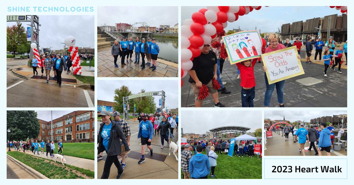 shinefusion's tweet photo. The rain couldn’t dampen SHINE walkers at Sunday’s 30th Annual Bert Blain Memorial Heart Walk in Janesville. Hearts were pumping at the walk that also honored survivors of heart disease and stroke. Donate here!
https://t.co/s6PTwBbZ9Q
#bertblainwalk #AHA #community #lifeiswhy https://t.co/u5GlMWfqhn
