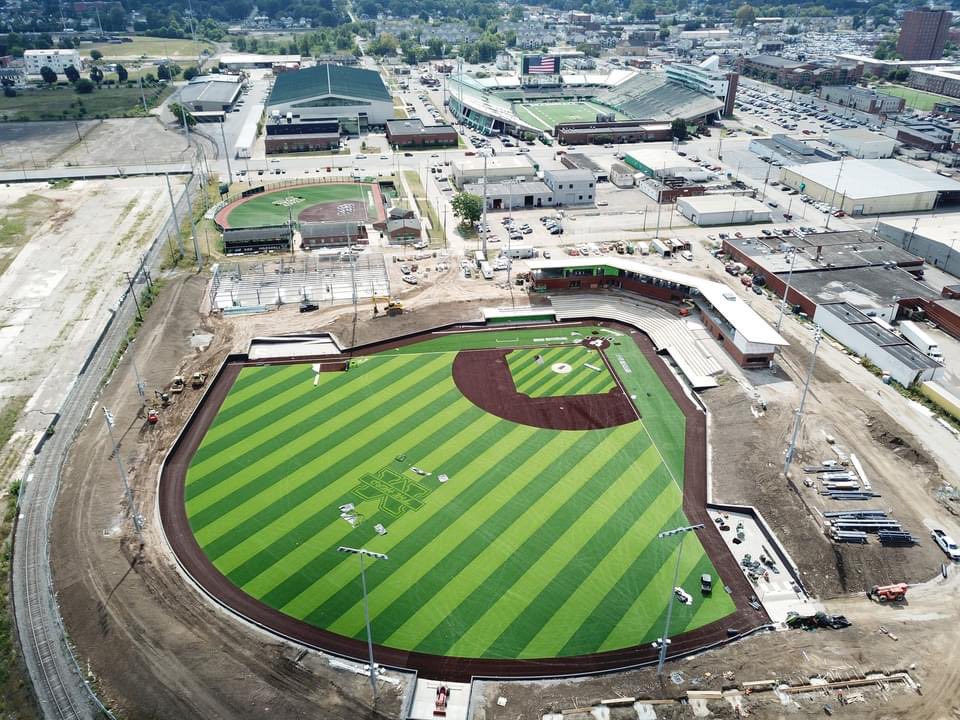 BarstoolMU's tweet photo. Marshall Baseball Stadium Update 

📸 Credit: Frank Workman https://t.co/AFMKN3xV8m