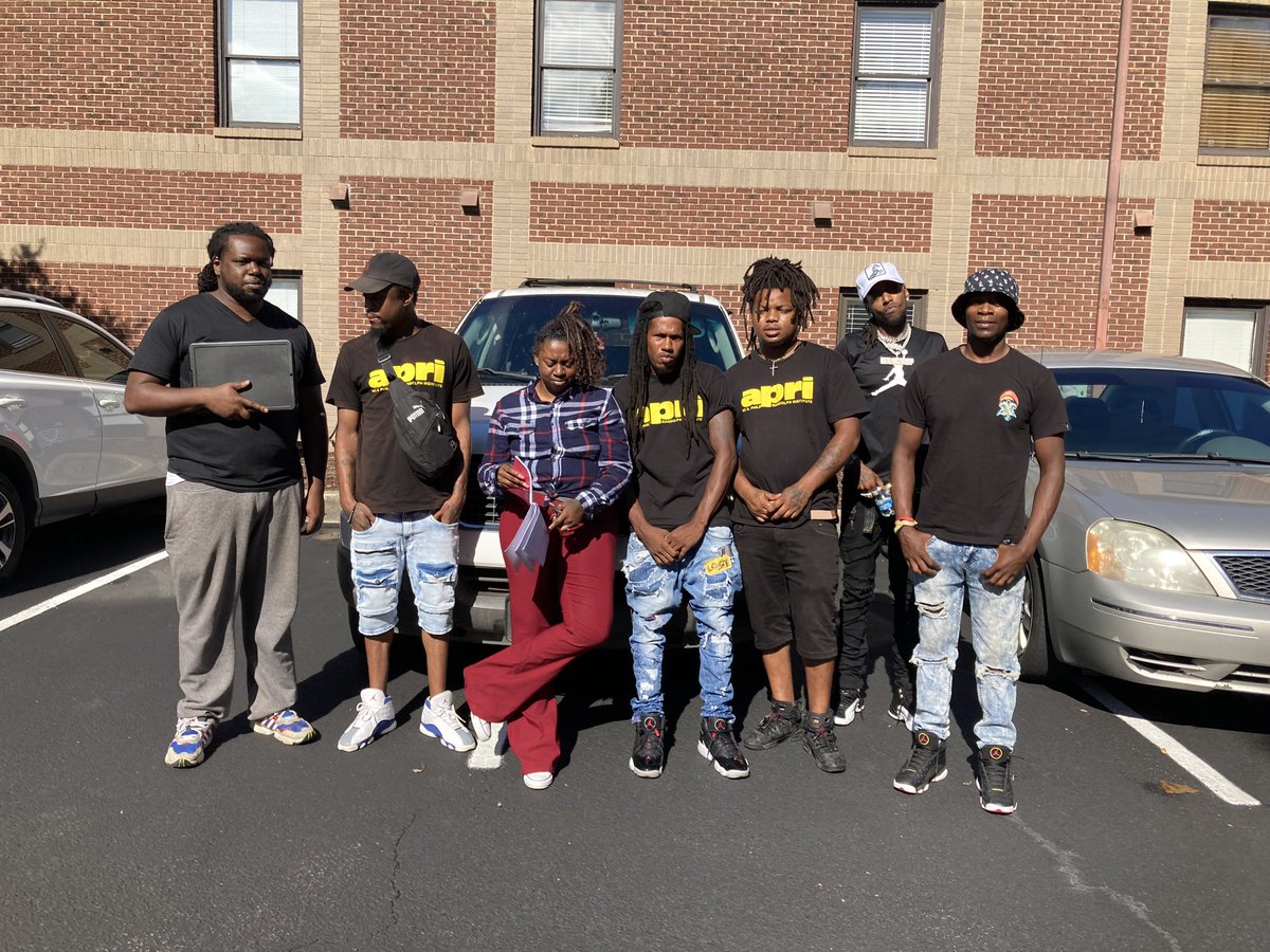 DondreeYates's tweet photo. NC A Philip Randolph Institute canvassers getting ready to register you to vote! #VoteRegistration #ncapri https://t.co/m2sHE9Crzz