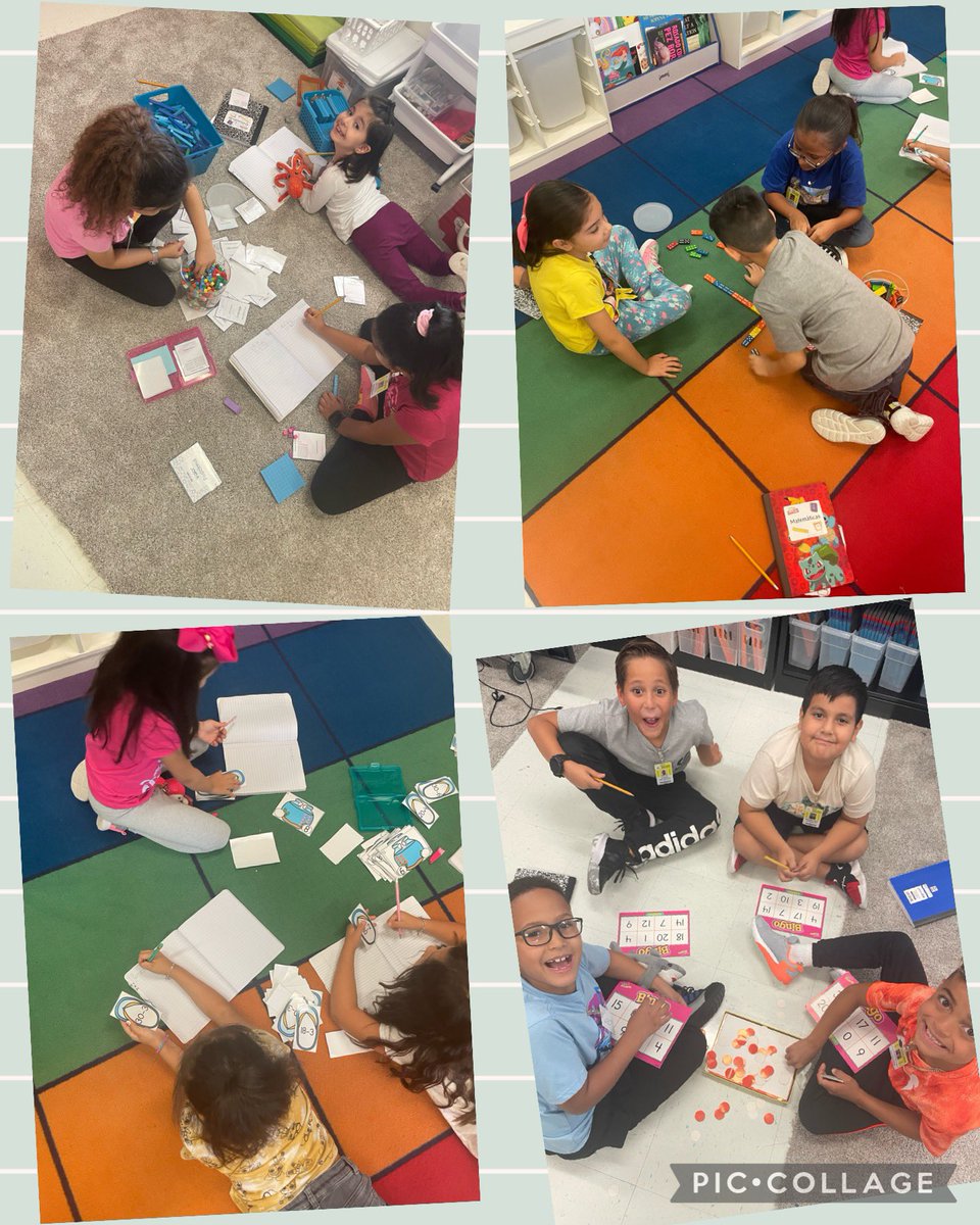 Mrs. Gil’s 2nd graders have been learning workstation expectations while practicing their math skills! 🧮 #PISDMathChat @PISDESMath #BushBearsMath @LauraBush_Elem