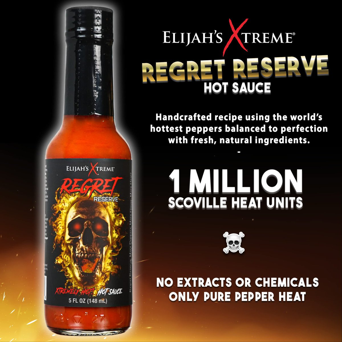 Big shout out to <a href="/ElijahsXtreme/">Elijah's Xtreme</a> for the wonderful hot sauce and bbq sauce order came in today and had to try it! I’m always one to try the hottest thing a restaurant offers usually and I will say the regret reserve was very well done very spicy but still good flavor!