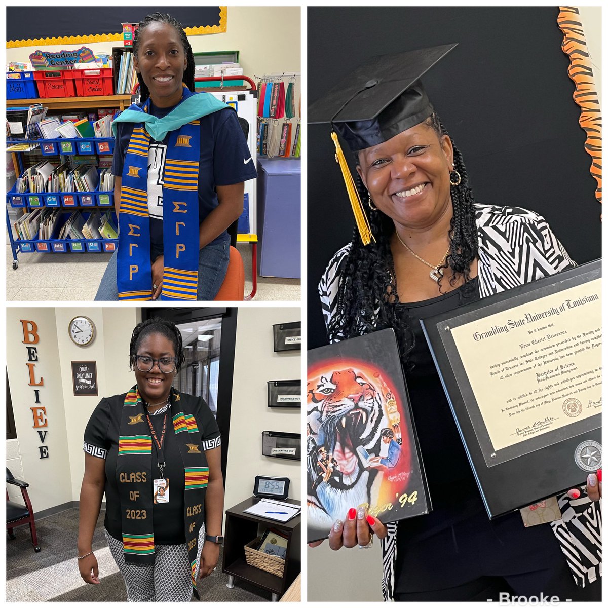 ashbkimbrough's tweet photo. The students of @BLELancaster were in for a treat today as teachers showcased regalia, degrees, and virtual tours of their Alma Mater to kick off #CollegeGoGetItWeek.
#BLEMakingMoves #InspireEmpowerRoar
@totstevenson @LJohnson_CA53 @LancasterISD https://t.co/h8jLma9ePz