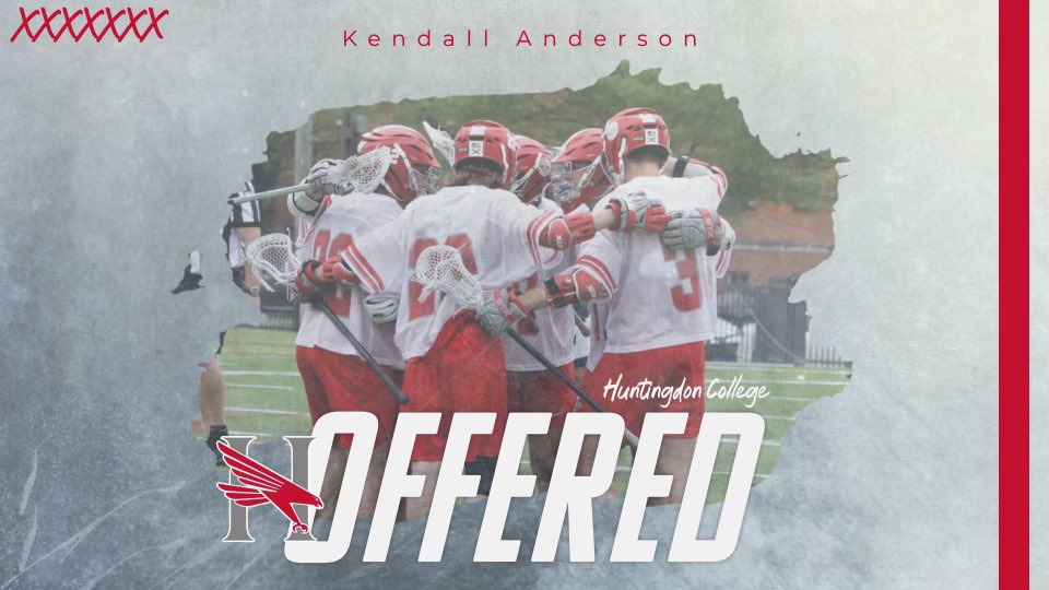 Kendall Anderson (@kendall_lax) on Twitter photo Thank you to Coach Carey and <a href="/HCMensLax/">Huntingdon Lacrosse</a>, officially offered! So thankful! #hawkem Thank you to Coach Carey and <a href="/HCMensLax/">Huntingdon Lacrosse</a>, officially offered! So thankful! #hawkem