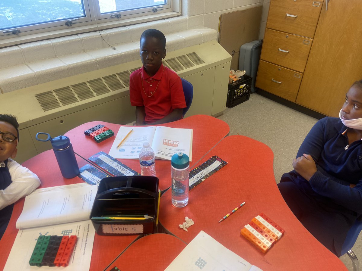 Turning our equal groups into arrays! Math is so fun in room 220! 🥰