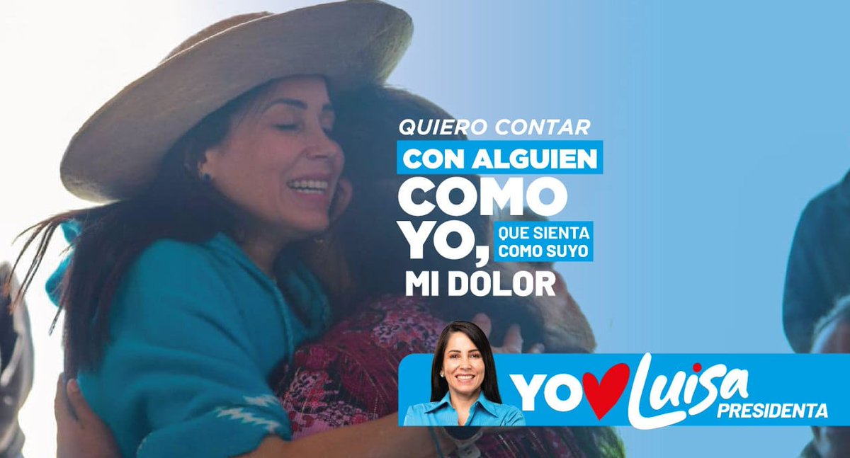 #PorElBienDeTodos 
Yo ❤️ a Luisa 
#MiPresidentaDeVerdad