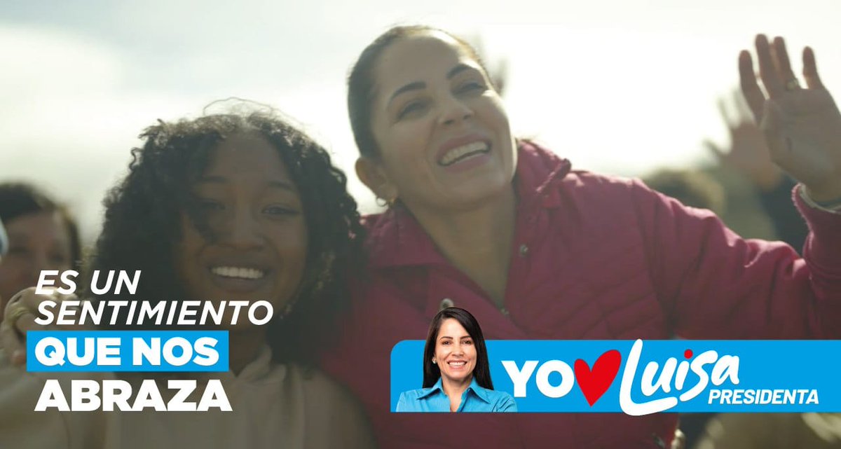 #PorElBienDeTodos 
Yo ❤️ a Luisa 
#MiPresidentaDeVerdad