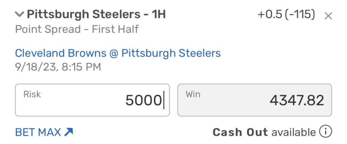 TrapLocks's tweet photo. 🚨MONEY TIME🚨
—————————————————
         Steelers +0.5 1H 🔒🔒🔒
On a 20-2 STREAK🔥🔥🔥ALL GASS NO BREAKS LOCK IT IN🥷🏾💸Don’t be stingy share with a friend Like &amp; RT‼️
—————————————————
#GambingTwitter #NFL #Steelers #Browns #Freebets https://t.co/K7kcKQAf9s