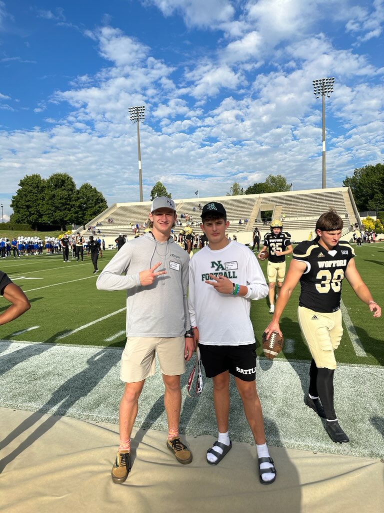will_watts's tweet photo. Big thank you to Wofford college and ILIR EMINI for giving us a great experience at your stadium. https://t.co/YBKyk8XQMz