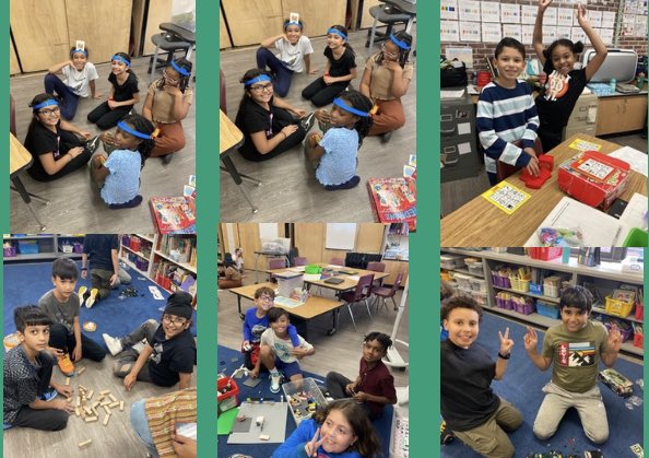 First indoor recess day, everyone looks engaged.