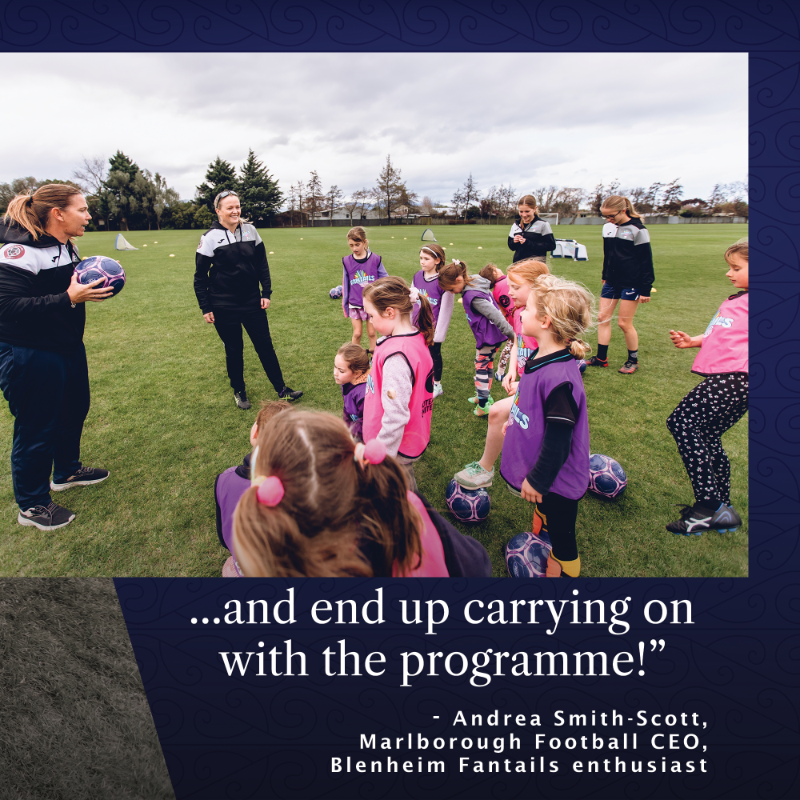 NZ_Football's tweet photo. In the wake of the @FIFAWWC, girls all over 🇳🇿 are discovering the community and confidence the beautiful game offers 🙌

Fantails, one of our legacy programmes, is creating that environments. Discover how it's been embraced by one @MainlandFooty town 🤩

#LegacyStartsNow