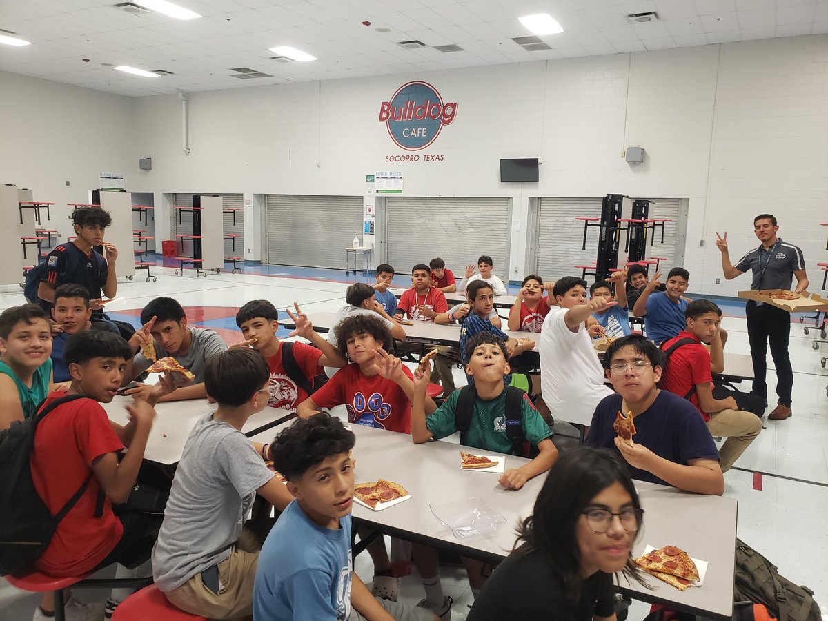 Jorge Mendez (@jmendez_sms) on Twitter photo Thank you Mr. Talamantes <a href="/Socorro_Middle/">Socorro Middle</a> and Mr. Juarez our school security officer for getting our boys soccer teams some 🍕🍕. Its been an amazing season👏 Our kiddos are super greatful. Gracias Thank you Mr. Talamantes <a href="/Socorro_Middle/">Socorro Middle</a> and Mr. Juarez our school security officer for getting our boys soccer teams some 🍕🍕. Its been an amazing season👏 Our kiddos are super greatful. Gracias