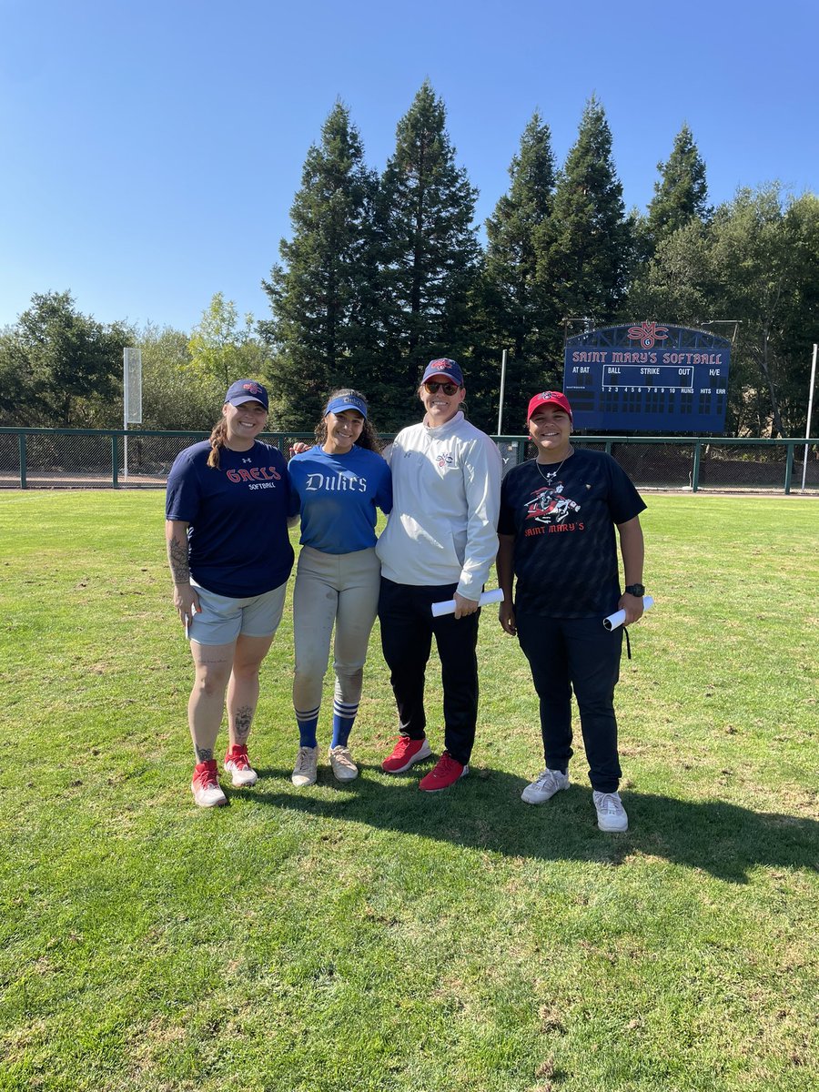 Learned so much and had a great time at the <a href="/GaelsSoftball/">Saint Mary's Softball</a> camp! Thank you <a href="/montanez_22/">emily montanez</a>, <a href="/CoachGarnett/">Coach Garnett</a>, @CoachAngelicaT, and all the staff!