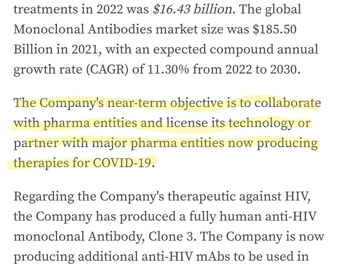 GodfatherCap's tweet photo. $ENZC $SAGA The company has "near-term objectives of collaborating with pharmaceutical companies." I think part of the reason why the transaction was valued at $450MM was because the route to these partnerships was taken into consideration, along with the #billions of dollars in potential #licensing deals. That's what's on the table.

I honestly think many will be overwhelmed when big pharma names start dropping. Everything is already set in motion. It's time to buckle up emotionally, this $450MM deal to go to #NASDAQ is just an hors d'oeuvre😁

Congrats, @drgauravchandra.  You're a winner 🏆