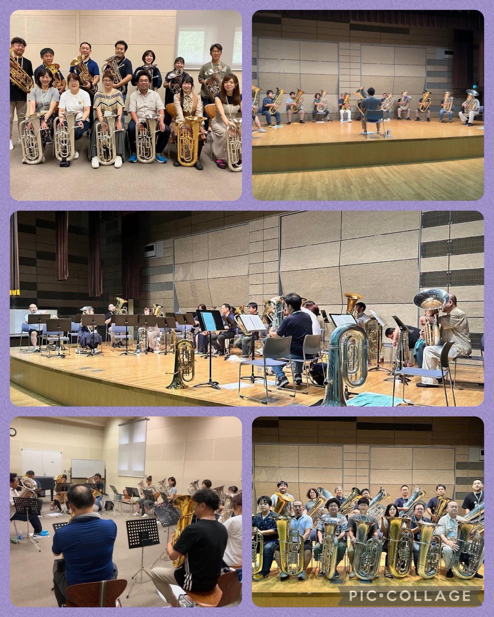 第6回神奈川ユーフォ・チューバキャンプを無事に終えることができました♫

27名の方に参加していただきました！
ご参加くださった皆様、本当にありがとうございました😊
また講師の佐藤先生、安東先生のお二人もありがとうございました。

第7回キャンプも来年予定しています。

では、また来年～🤗