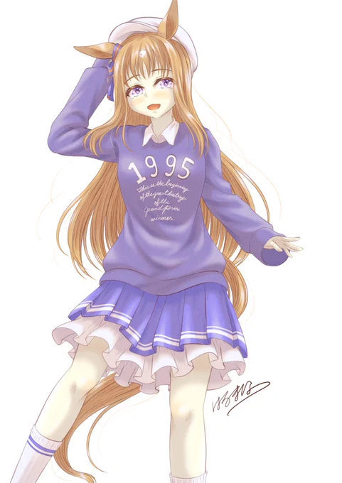 こんなグラスも見てみたい#ウマ娘 #グラスワンダー 