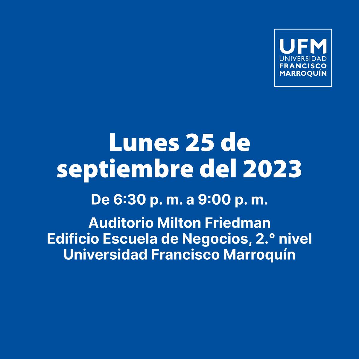 UFMedu's tweet image. ¡Te invitamos a la primera edición de nuestras noches de networking de MAPI de la Escuela de Negocios UFM!
Juan Pablo Rosales nos presentará cómo el urbanismo debería inspirar los proyectos de desarrollo inmobiliario.
Inscripciones aquí: bit.ly/48cYi5w
#UFM #MAPI