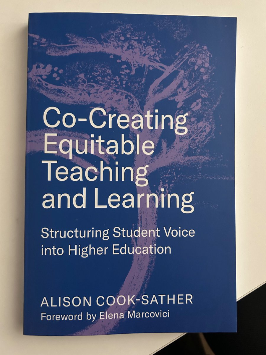 Loving this book - challenging notion of student voice as passive, survey-completing exercise solved by giving students more choice. Real examples and expansive opportunities for inclusion and equity. Recommend. @InterJournalSaP hep.gse.harvard.edu/9781682537718/…