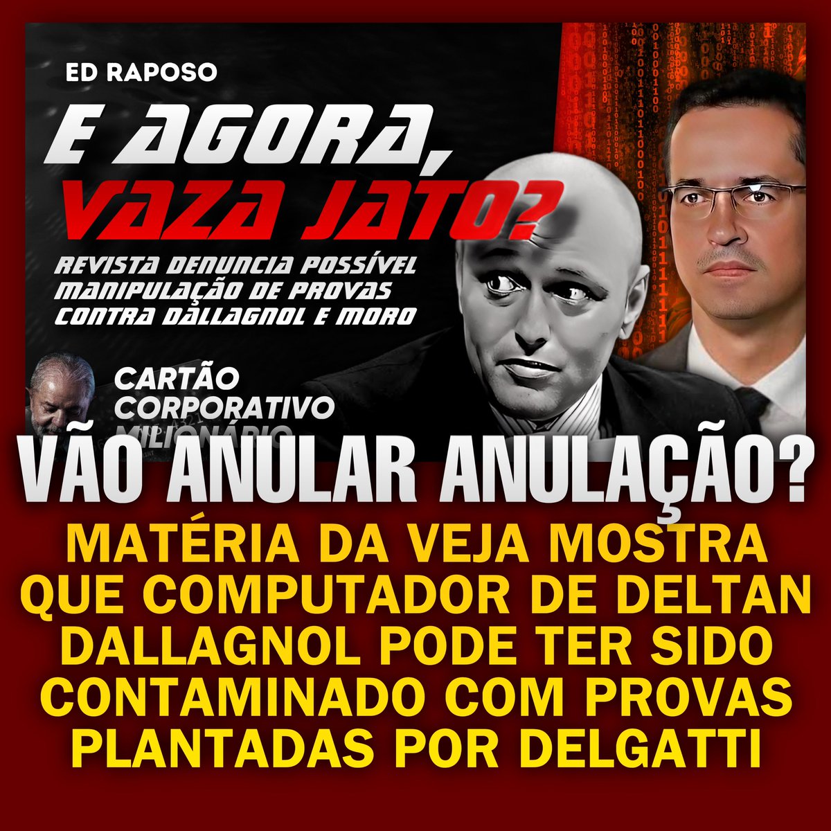 EdRaposo_'s tweet photo. A defesa de Dallagnol e de toda lava jato foi baseada na possibilidade dos arquivos da vaza jato terem sido plantados, e agora existem provas reais de que isso pode ter de fato ocorrido.

Vídeo: https://t.co/YxoXgANCYO https://t.co/b5HVAhwYRn