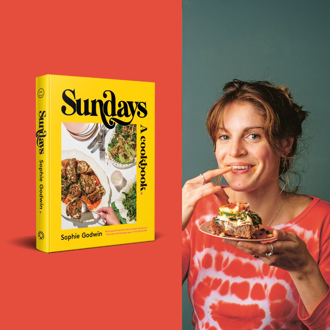 Happy publication day to Sundays by Sophie Godwin🎉✨

Sundays is a collection of fresh, modern recipes to celebrate that Sunday feeling through brunches, feasts, long lunches and quiet evenings.

In stores today! 📚

#sunday #sundaycooking #longlunch #dinnerparty #sundayfeast