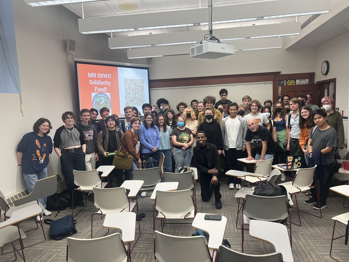 It was an honor to speak to the next generation of socialist organizers at <a href="/MacalesterYDSA/">Macalester YDSA</a>’s first meeting of the year. #joinYDSA