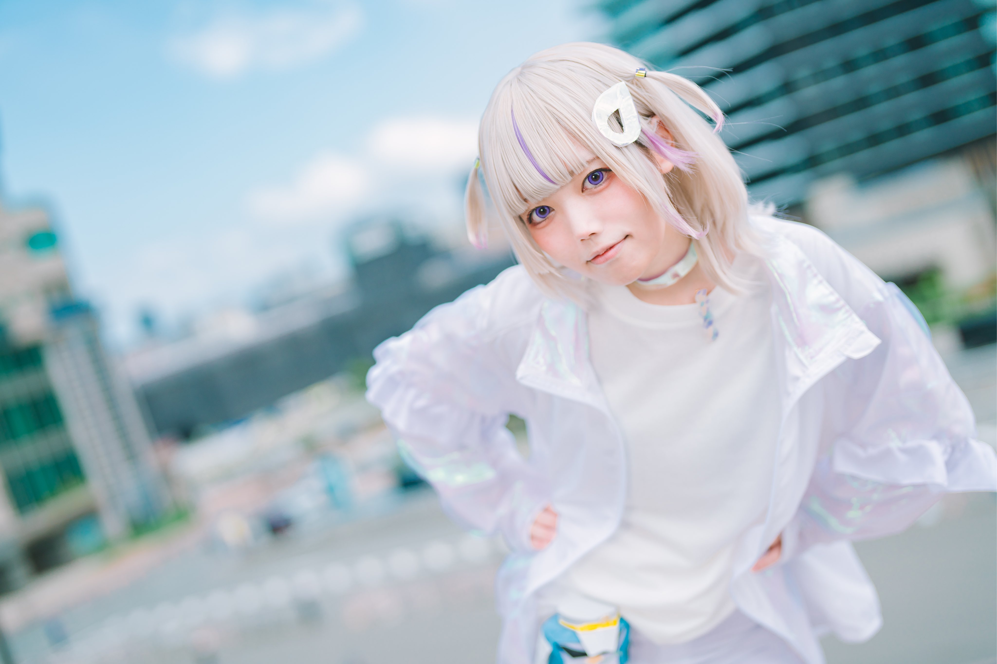 ホロライブ 轟はじめ コスプレ ウィッグ XINQPJSKL] 轟はじめ 轟一