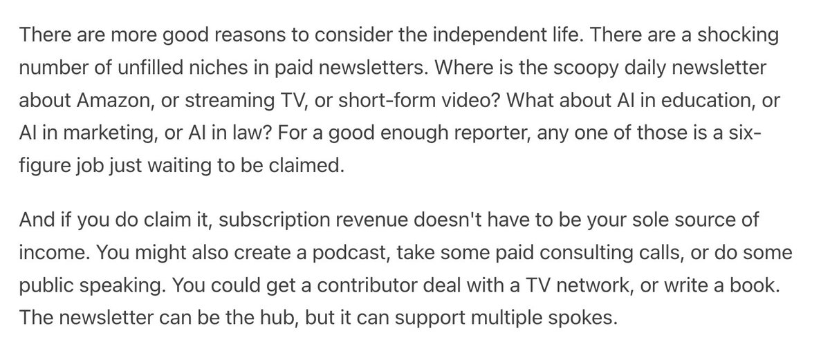 It’s @Platformer’s third birthday! I wrote about what I learned over the past year, why more reporters should consider going independent, and what’s next for our publication platformer.news/p/what-i-learn…