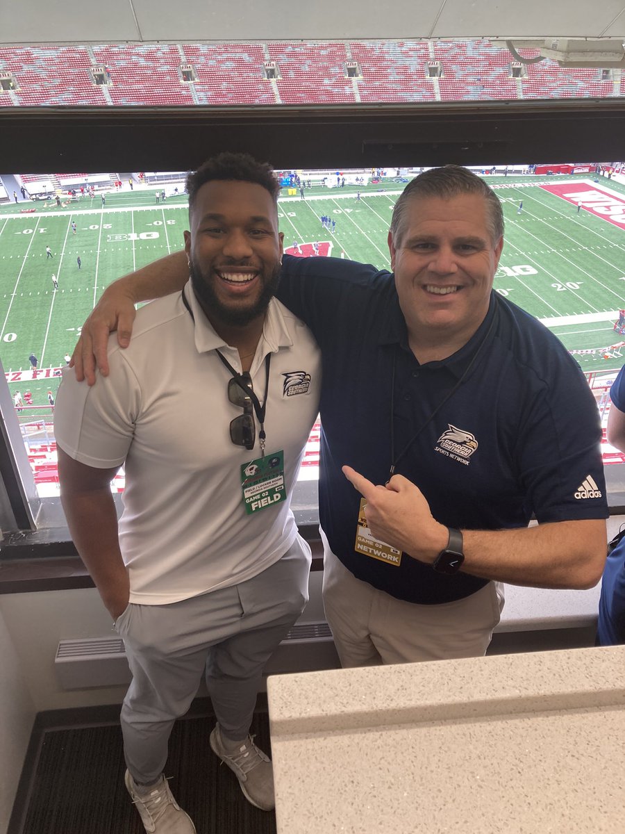 One of my favorite Eagles of All-Time. So proud of everything <a href="/rashadtbyrd/">Rashad Byrd</a> has accomplished on and off the field. Great visiting with the former <a href="/GSAthletics_FB/">Georgia Southern Football</a> standout over the weekend.