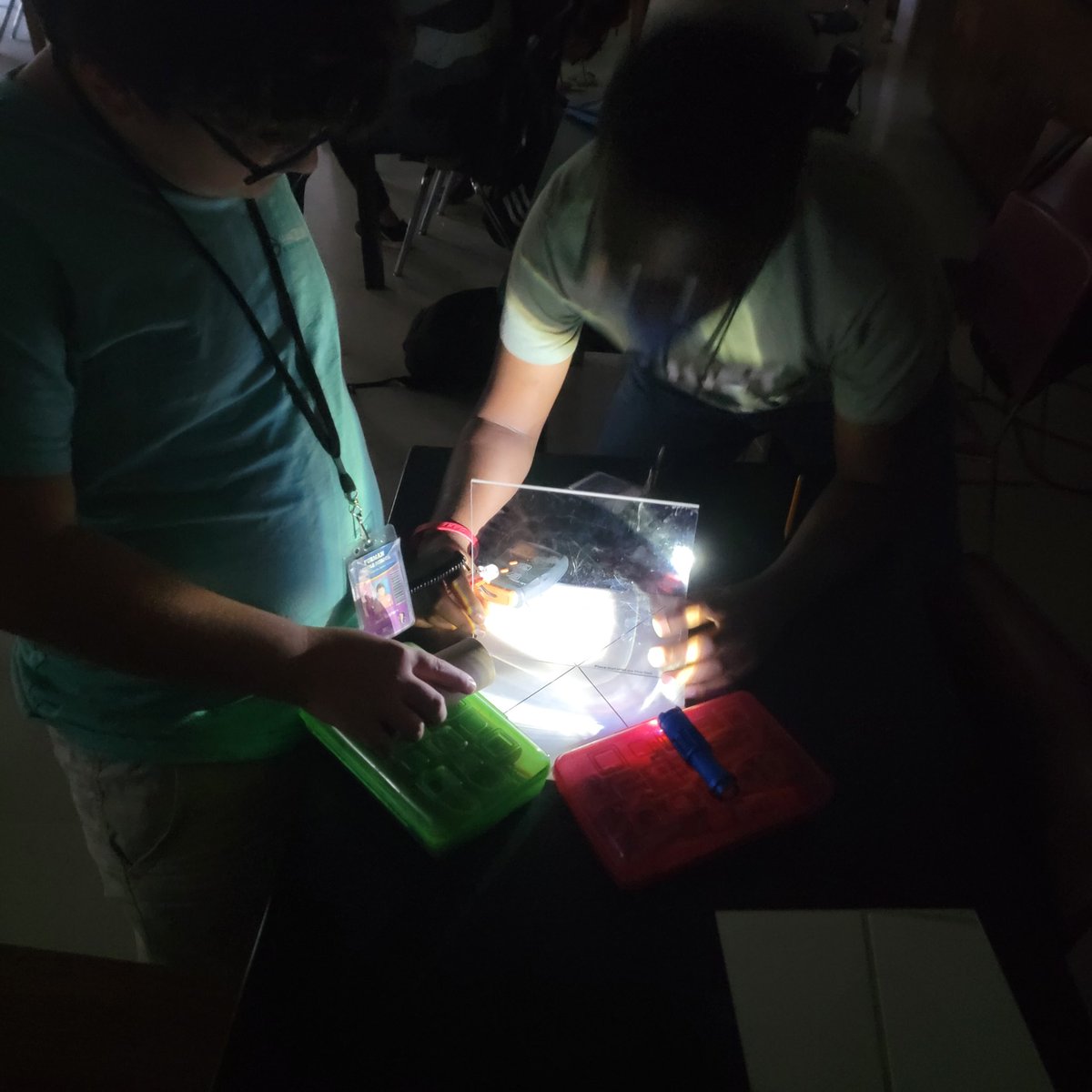 Measuring how much light is transmitted and reflected by different materials and gathering data to analyze! <a href="/OpenSciEd/">OpenSciEd</a> <a href="/FurmanMSchool/">Furman Middle School</a> <a href="/RPhillipsSTEM/">Richard Phillips Jr., M.Ed.</a>