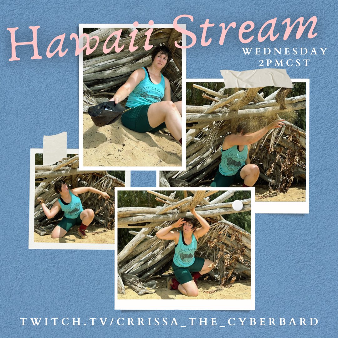 Ukulele, Singing &amp; Nonsense 🌝
This Wednesday: 
2pmCST
3pm EST
1pm PST
10am Hawaiian Time 🐚