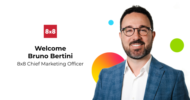 ealmazora's tweet photo. We're #excited to welcome Bruno Bertini, who's joining @8x8 as #CMO. His experience in the #contactcenter and #CX markets will help us fuel the continued expansion of our industry-leading #CCaaS and #UCaaS platform. #XCaaS #customerobsessedcommunications https://t.co/mBbLp5kDLz https://t.co/vHcBdmoRk5