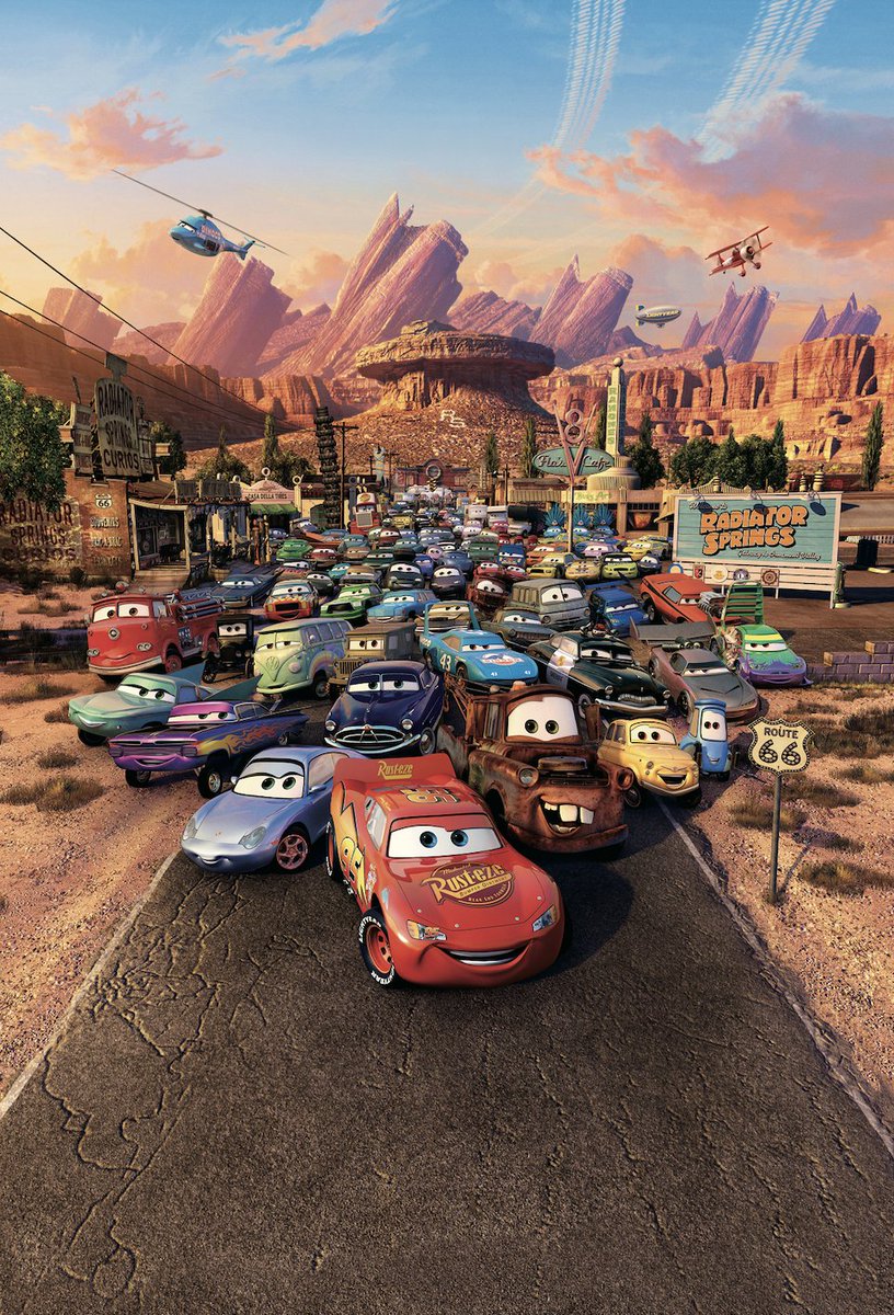 Thinking about the intricacies of the Cars cinematic universe is my Roman Empire. 🚗🤔