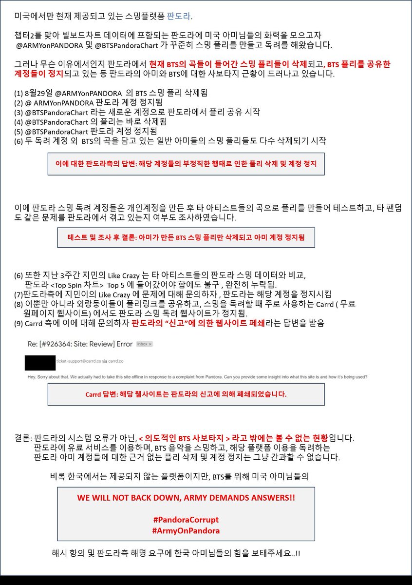 이런일은 그냥 넘어갈수 없어요

WE WILL NOT BACK DOWN, ARMY DEMANDS ANSWERS!!

#PandoraCorrupt
#ArmyOnPandora