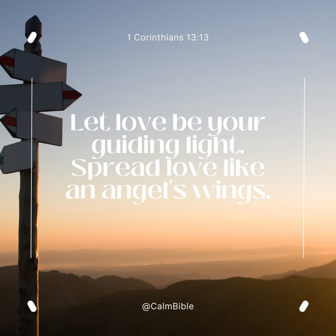 Angels show us the power of love. Let your heart be a wellspring of love and compassion. 🌟 #AngelicLove #LoveUnconditionally

'And now these three remain: faith, hope, and love. But the greatest of these is love.' - 1 Corinthians 13:13